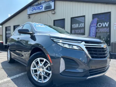 Gray 2022 CHEVROLET EQUINOX LT for sale in Crown Point, IN