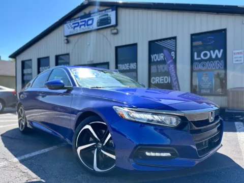Blue 2019 HONDA ACCORD SPORT for sale in Crown Point, IN