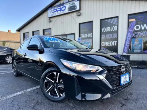 Black 2024 NISSAN SENTRA SV for sale in Crown Point, IN