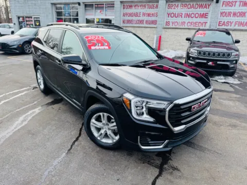 Photos of 2023 GMC TERRAIN SLE for sale in Merrillville, IN at Ride Time Auto Finance Broadway