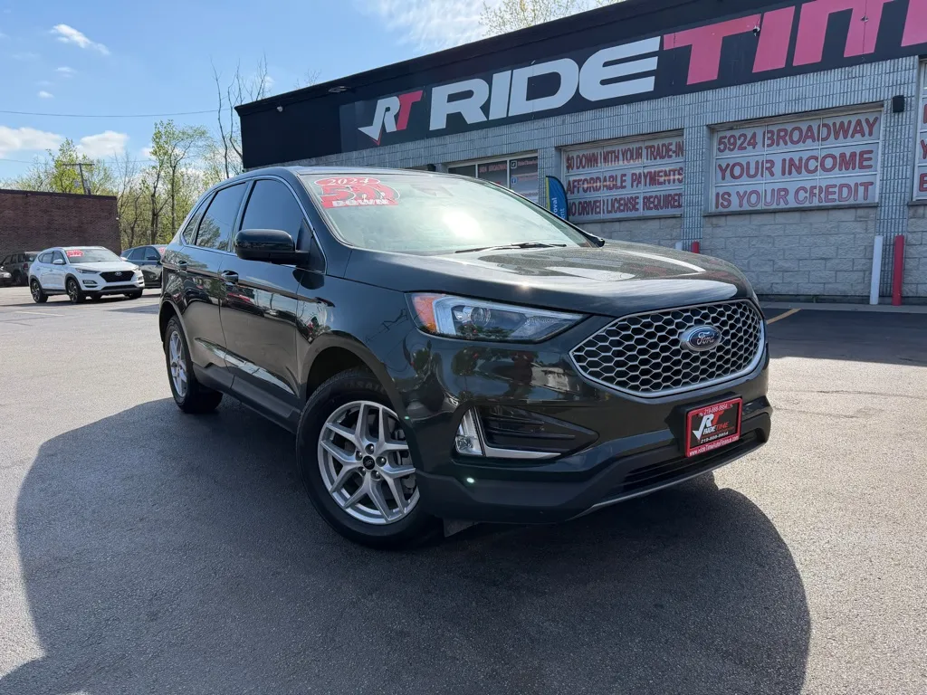 Green 2024 FORD EDGE SEL for sale in Merrillville, IN