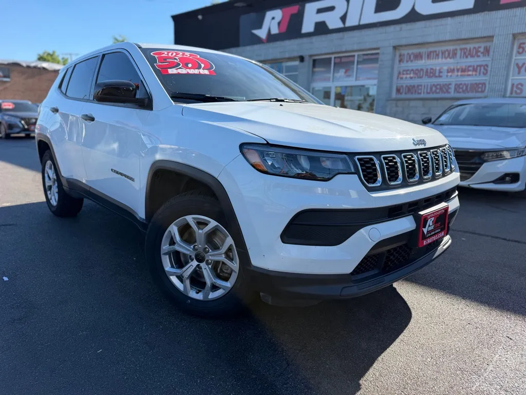 White 2025 JEEP COMPASS SPORT for sale in Merrillville, IN