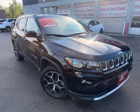 Photos of 2025 JEEP COMPASS LIMITED for sale in Merrillville, IN at Ride Time Auto Finance Broadway