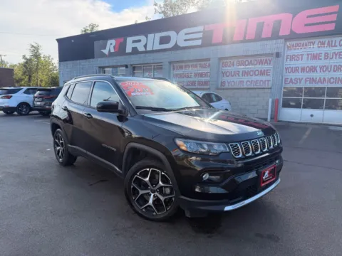 Black 2025 JEEP COMPASS LIMITED for sale in Merrillville, IN