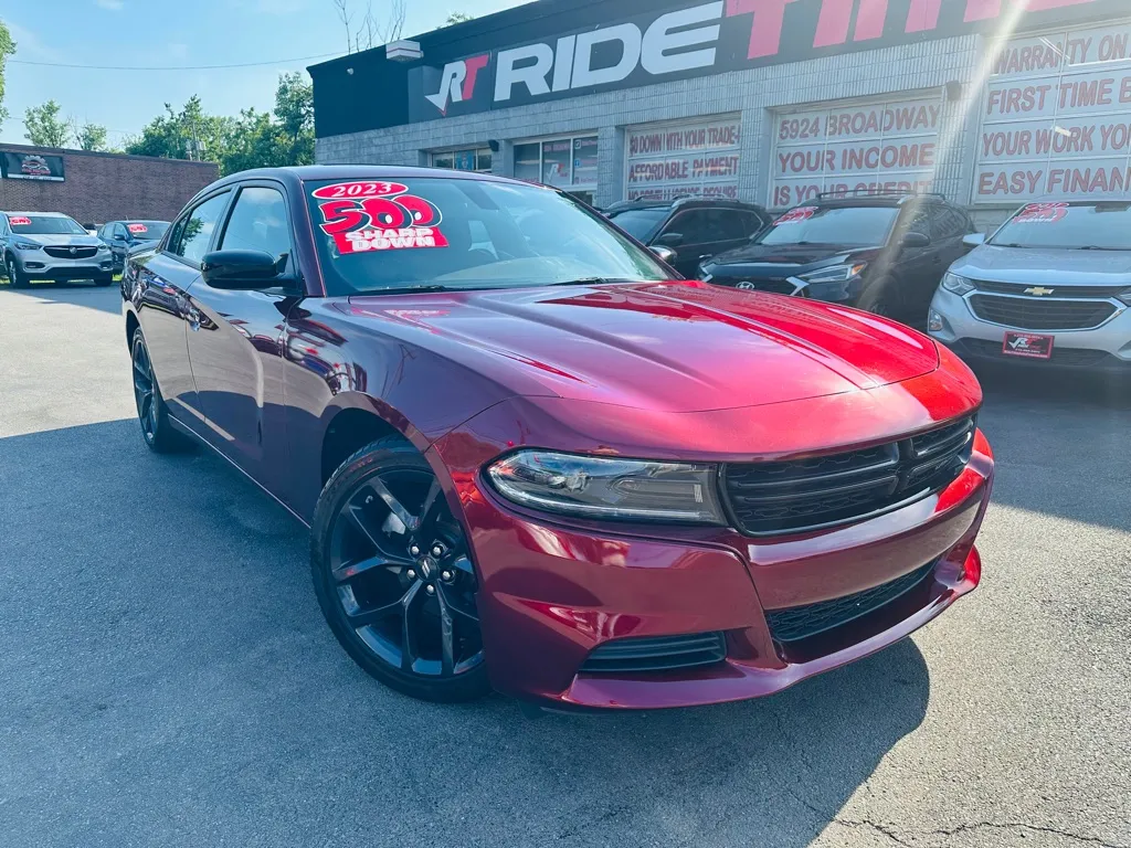 Red 2023 DODGE CHARGER SXT for sale in Merrillville, IN