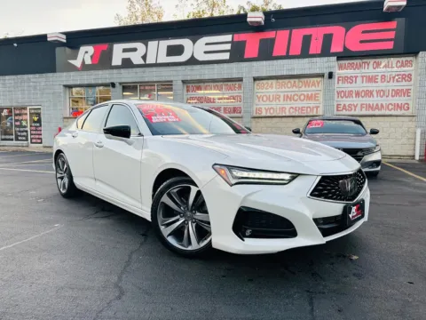 White 2021 ACURA TLX W/ADVANCE for sale in Merrillville, IN