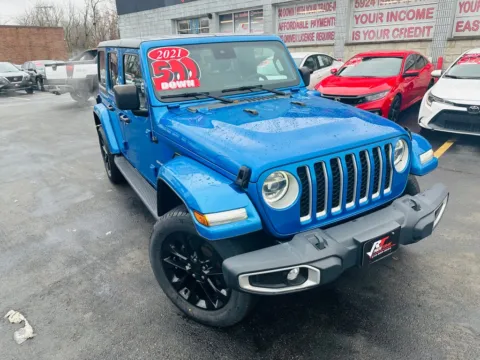 More photos of 2021 JEEP WRANGLER UNLIMI SAHARA 4XE at Ride Time Auto Finance Broadway, IN