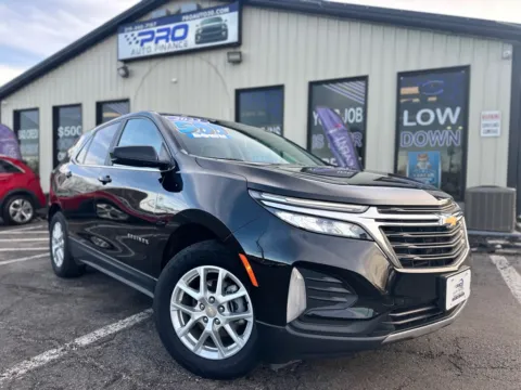 Black 2023 CHEVROLET EQUINOX LT for sale in Crown Point, IN