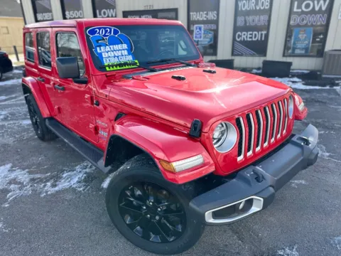 Photos of 2021 JEEP WRANGLER UNLIMI SAHARA 4XE for sale in Crown Point, IN at Pro Auto Finance
