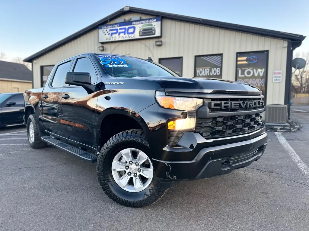 Black 2023 CHEVROLET SILVERADO 1500 WORK TRUCK for sale in Crown Point, IN