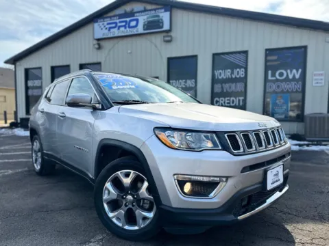 Silver 2021 JEEP COMPASS LIMITED for sale in Crown Point, IN