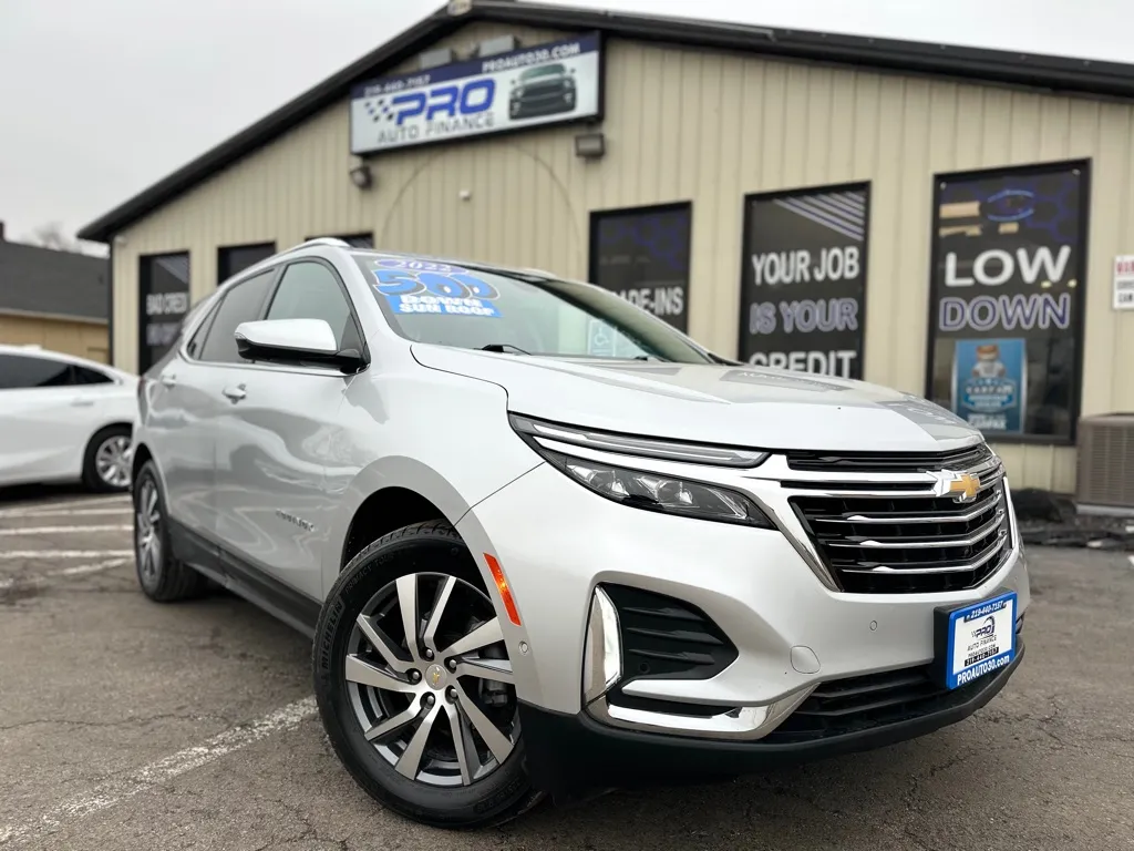 Silver 2022 CHEVROLET EQUINOX PREMIER for sale in Crown Point, IN