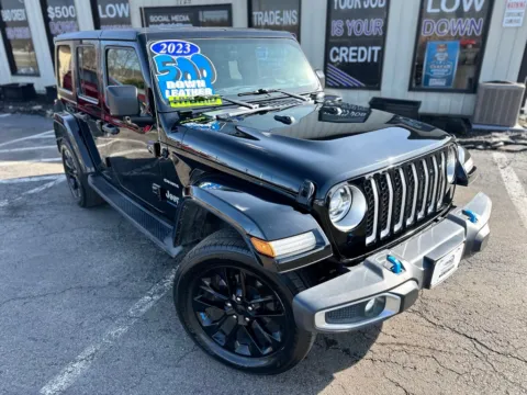 Photos of 2023 JEEP WRANGLER SAHARA 4XE for sale in Crown Point, IN at Pro Auto Finance