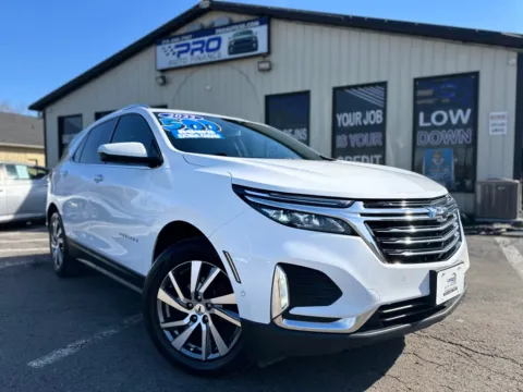 White 2022 CHEVROLET EQUINOX PREMIER for sale in Crown Point, IN