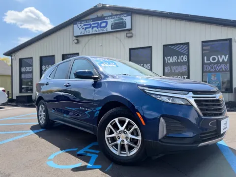 Blue 2022 CHEVROLET EQUINOX LT for sale in Crown Point, IN