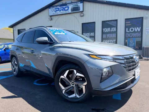 Gray 2024 HYUNDAI TUCSON SEL for sale in Crown Point, IN