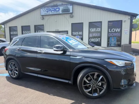 Black 2021 INFINITI QX50 AUTOGRAPH for sale in Crown Point, IN