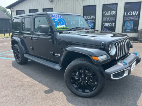 Photos of 2023 JEEP WRANGLER SAHARA 4XE for sale in Crown Point, IN at Pro Auto Finance