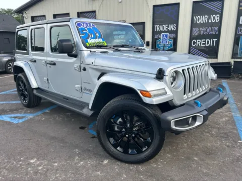 Photos of 2023 JEEP WRANGLER SAHARA 4XE for sale in Crown Point, IN at Pro Auto Finance