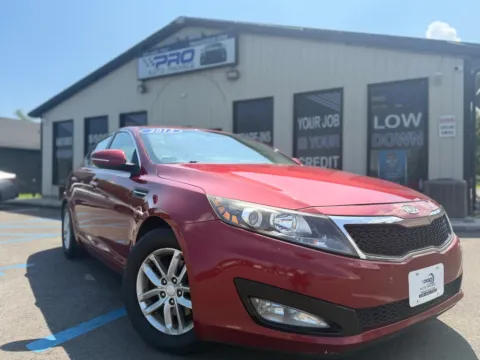 Red 2012 KIA OPTIMA LX for sale in Crown Point, IN