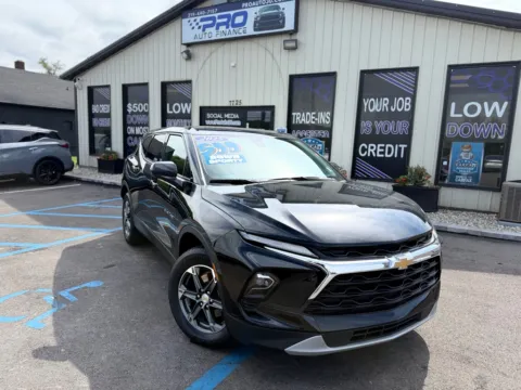 Black 2025 CHEVROLET BLAZER LT for sale in Crown Point, IN