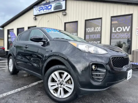 Black 2019 KIA SPORTAGE LX for sale in Crown Point, IN