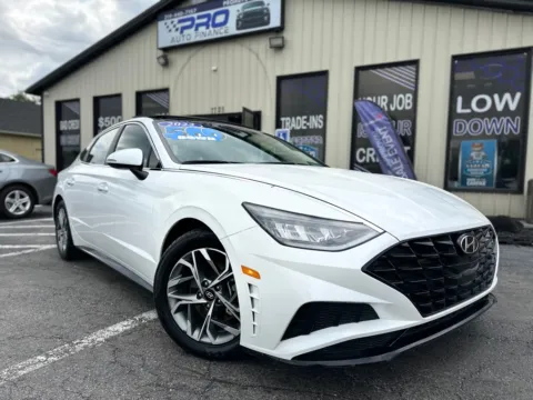 White 2022 HYUNDAI SONATA SEL for sale in Crown Point, IN