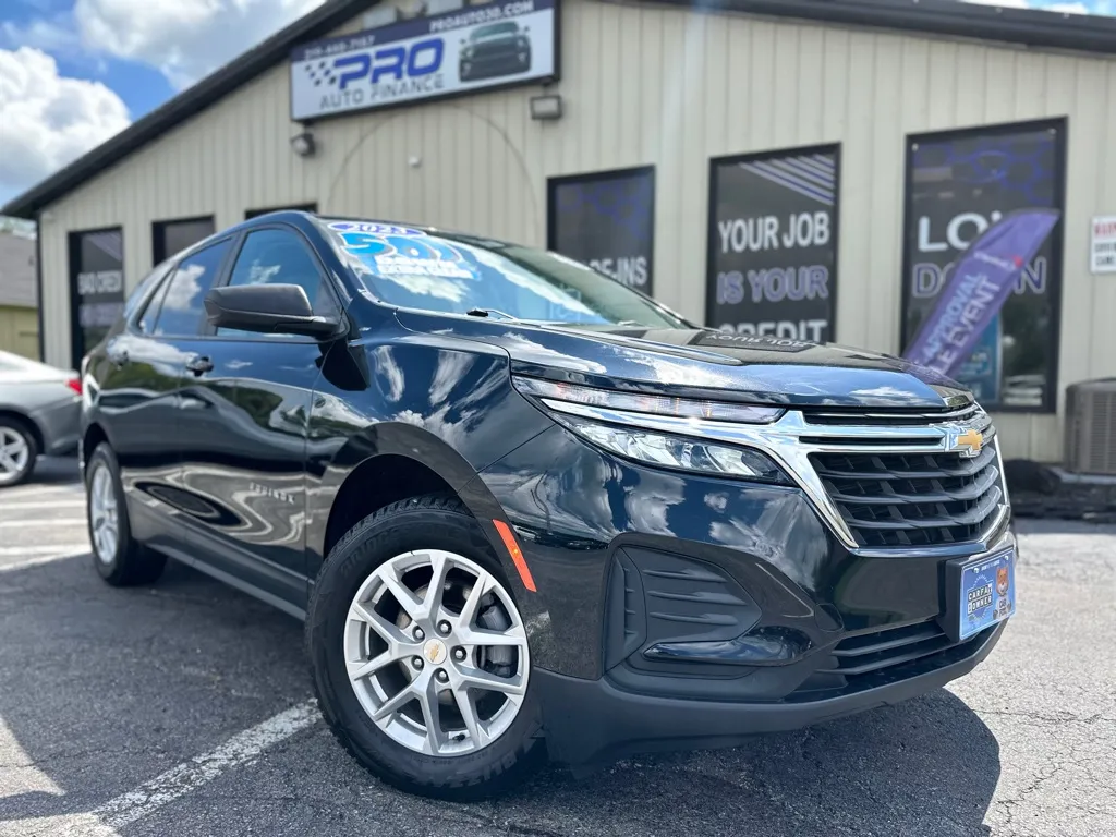Black 2023 CHEVROLET EQUINOX LS for sale in Crown Point, IN
