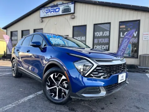 Blue 2024 KIA SPORTAGE EX for sale in Crown Point, IN