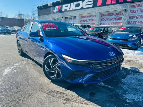 Blue 2024 HYUNDAI ELANTRA LIMITED for sale in Merrillville, IN