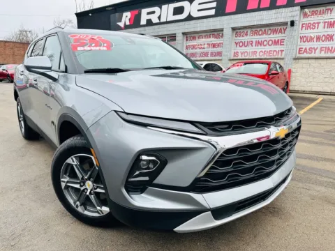 Gray 2024 CHEVROLET BLAZER LT for sale in Merrillville, IN