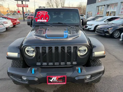 Another view of 2022 JEEP WRANGLER UNLIMI RUBICON 4XE for sale in Merrillville, IN at Ride Time Auto Finance Broadway
