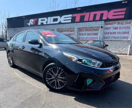 Black 2022 KIA FORTE GT-LINE for sale in Merrillville, IN