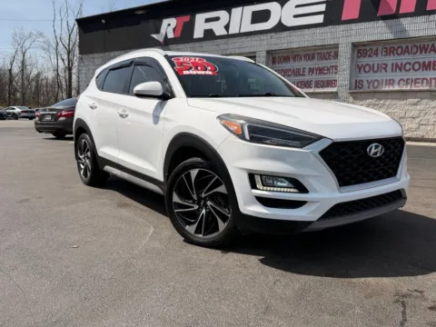 White 2021 HYUNDAI TUCSON SPORT for sale in Merrillville, IN