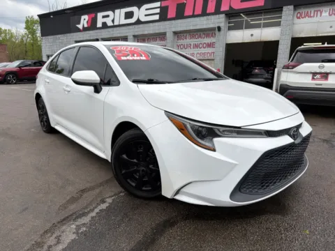 Photos of 2021 TOYOTA COROLLA LE for sale in Merrillville, IN at Ride Time Auto Finance Broadway