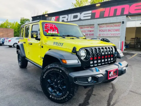 Yellow 2023 JEEP WRANGLER WILLYS 4XE for sale in Merrillville, IN