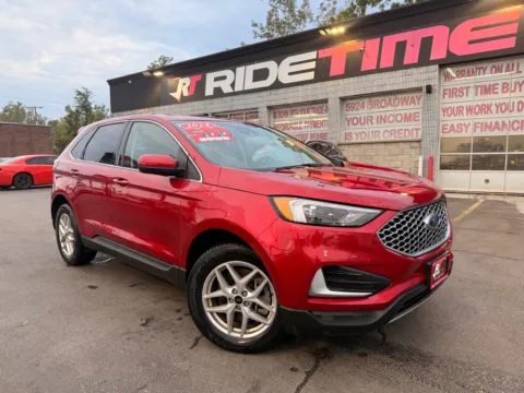 Red 2024 FORD EDGE SEL for sale in Merrillville, IN