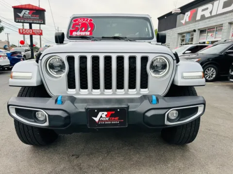 Photos of 2023 JEEP WRANGLER SAHARA 4XE for sale in Merrillville, IN at Ride Time Auto Finance Broadway