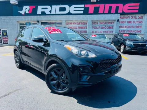 Black 2021 KIA SPORTAGE S for sale in Merrillville, IN