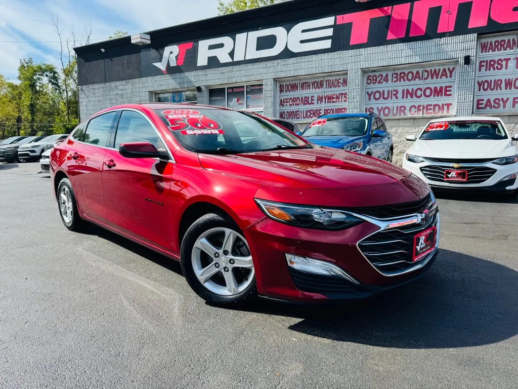 Red 2022 CHEVROLET MALIBU RS for sale in Merrillville, IN