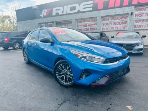 Blue 2023 KIA FORTE GT-LINE for sale in Merrillville, IN