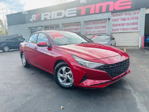 Red 2022 HYUNDAI ELANTRA SE for sale in Merrillville, IN