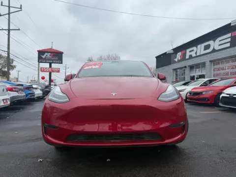 Another view of 2021 TESLA MODEL Y LONG RANGE for sale in Merrillville, IN at Ride Time Auto Finance Broadway