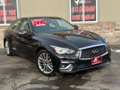 Photos of 2023 INFINITI Q50 LUXE-AWD for sale in Merrillville, IN at Ride Time Auto Finance Merrillville