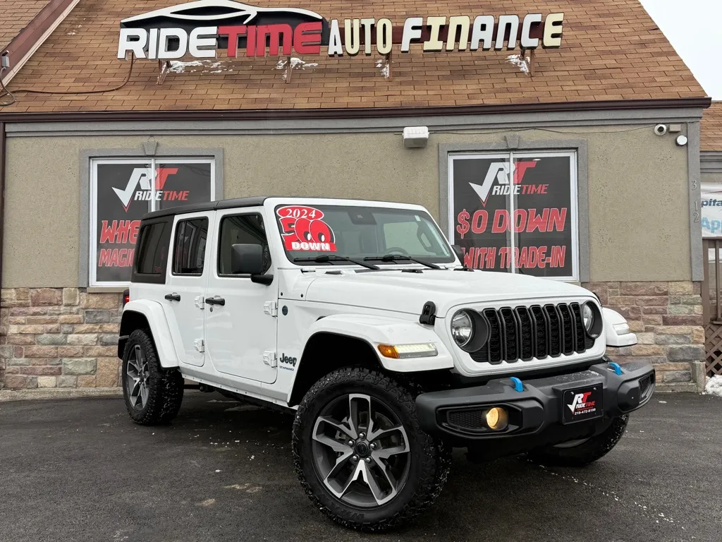 White 2024 JEEP WRANGLER SPORT S 4XE for sale in Merrillville, IN