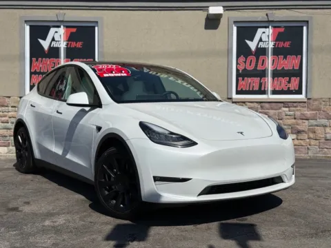 Photos of 2022 TESLA MODEL Y LONG RANGE-AWD for sale in Merrillville, IN at Ride Time Auto Finance Merrillville