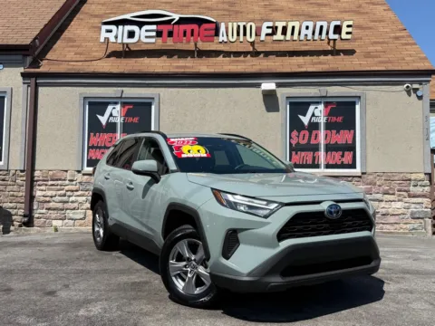 Gray 2022 TOYOTA RAV4 HYBRID XLE-AWD for sale in Merrillville, IN