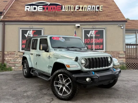 Gray 2024 JEEP WRANGLER SPORT S 4XE for sale in Merrillville, IN
