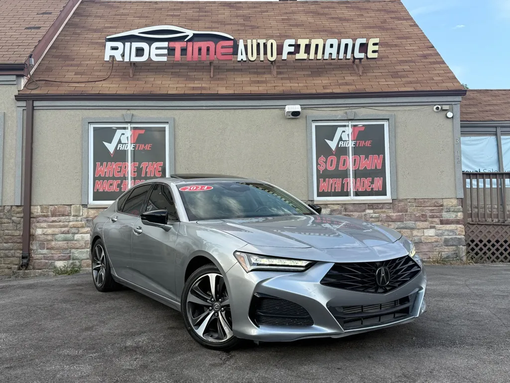 Silver 2024 ACURA TLX TECH PKG for sale in Merrillville, IN