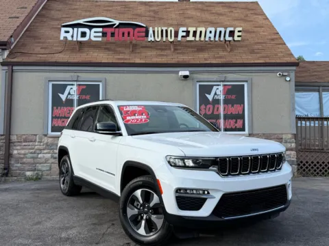 White 2023 JEEP GRAND CHEROKEE 4XE for sale in Merrillville, IN